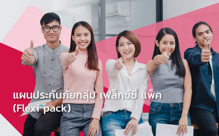 แผนประกันภัยกลุ่ม เฟล็กซ์ซี่ แพ็ค (Flexi pack)-100